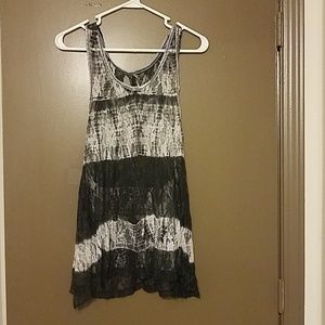 Long lace tank